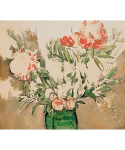 Paul Cézanne, Bouquet de pivoines dans un pot vert