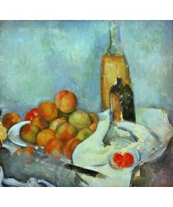 Paul Cézanne, Bouteilles et pêches