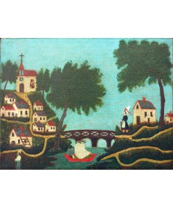 Henri Rousseau, Paysage, le pont