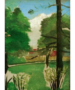 Henri Rousseau, Esquisse, vue du parc Montsouris