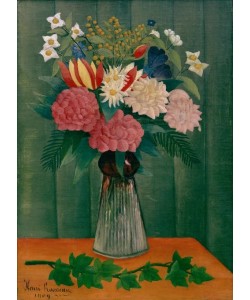 Henri Rousseau, Bouquet des fleurs à la branche de Lierre