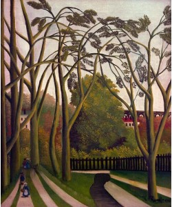 Henri Rousseau, Paysage des bords de la Bièvre près Bicêtre printemps