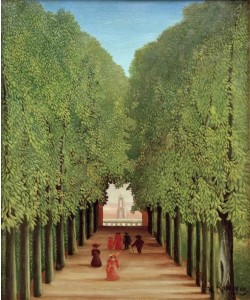 Henri Rousseau, L’Allée au parc à Saint-Cloud