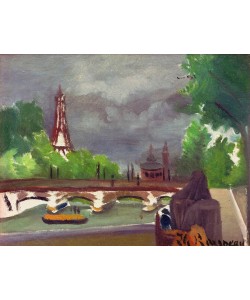 Henri Rousseau, Esquisse, vue de la Tour Eiffel et du Trocadéro