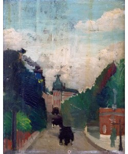 Henri Rousseau, Esquisse, vue du Palais du Métropolitain