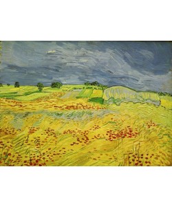 Vincent van Gogh, Weizenfeld mit Gewitterhimmel