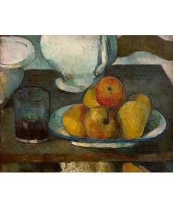 Paul Cézanne, Stilleben mit Äpfeln und Weinglas