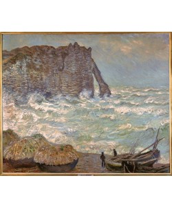 Claude Monet, Étretat, mer agitée