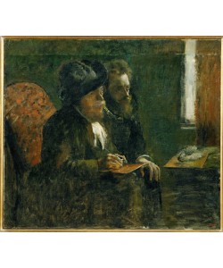 Edgar Degas, Double portrait de Marcellin Desboutin et Ludovic Lepic