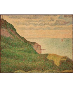 Georges Seurat, Küstenlandschaft bei Porten-Bessin in der Normandie