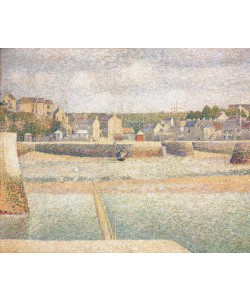 Georges Seurat, Der äußere Hafen von Porten-Bessin bei Ebbe