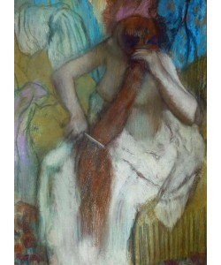 Edgar Degas, Femme se peignant ou La chevelure