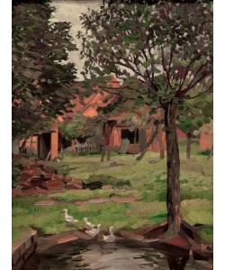 Kurt Schwitters, Gehöft mit Gänsen