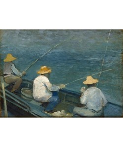 Gustave Caillebotte, Trois pêcheurs en barque