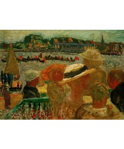 Pierre Bonnard, Blick vom Uhlenhorster Fährhaus auf die Außenalster mit St. Johannis