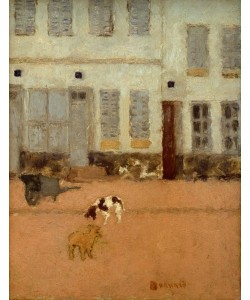 Pierre Bonnard, Rue à Eragny-sur-Oise (Les Chiens d'Eragny)