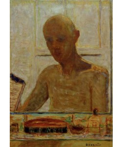 Pierre Bonnard, Portrait de l'artiste dans la glace du cabinte de toilette (Autoportrait)