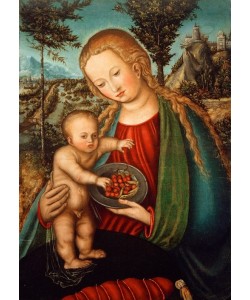 Lucas Cranach der Ältere, Madonna mit den Kirschen
