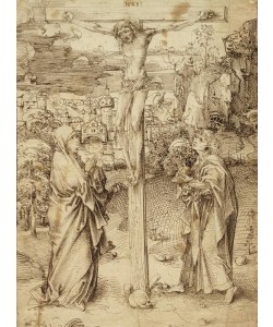 Albrecht Dürer, Kreuzigung Christi mit Maria und Johannes