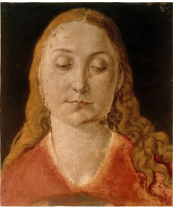Albrecht Dürer, Kopf einer Frau (Kopf der Madonna)