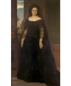 Arnold Böcklin, Bildnis der Schauspielerin Fanny Janauschek