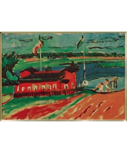 Ernst Ludwig Kirchner, Badeanstalt bei Dresden