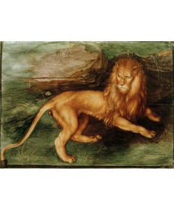 Albrecht Dürer, Löwe vor einer Höhle