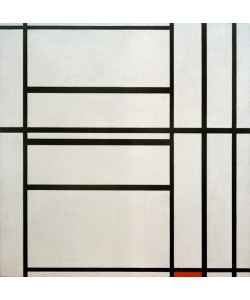 Piet Mondrian, Composition No. 1, mit Grau und Rot / Komposition mit Rot