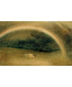 JOSEPH MALLORD WILLIAM TURNER, A Rainbow, with Cattle