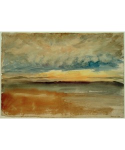 JOSEPH MALLORD WILLIAM TURNER, A Stormy Sunset