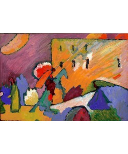 Wassily Kandinsky, Studie zu Improvisation 3 (Reiter über der Brücke)