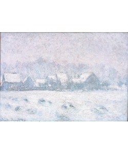 Claude Monet, Effet de neige à Giverny (Schnee in Giverny)