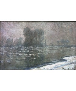 Claude Monet, Matin brumeux, débâcle (Eisgang an einem nebligen Morgen)