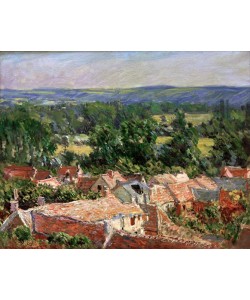 Claude Monet, Vue du village de Giverny