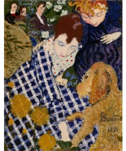 Pierre Bonnard, Frau mit Hund