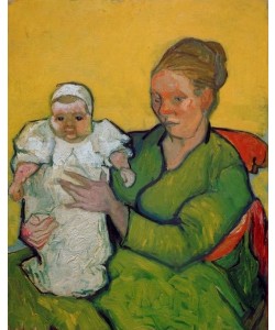 Vincent van Gogh, Madame Roulin mit ihrem Kind Marcelle