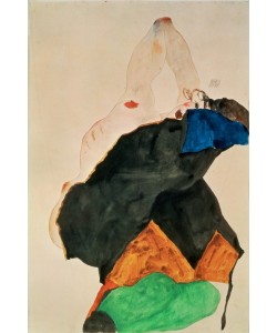 Egon Schiele, Mädchen mit erhobenem Ellenbogen
