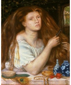 Dante Gabriel Rossetti, Woman Combing Her Hair