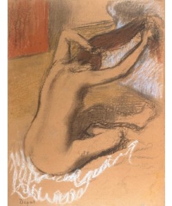 Edgar Degas, Femme se peignant