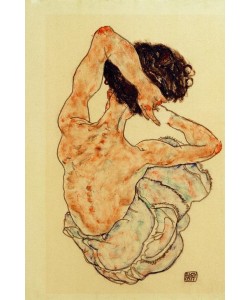 Egon Schiele, Weiblicher Rückenakt