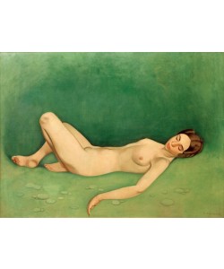 Felix Vallotton, Baigneuse dormant (Femme nue couchée dormant)