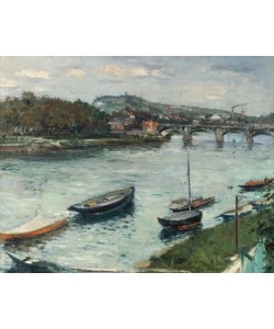 Gustave Caillebotte, La berge et le pont d’Argenteuil