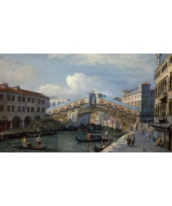 Giovanni Antonio Canaletto, Die Rialto-Brücke von Süden