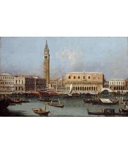 Giovanni Antonio Canaletto, Ansicht des Molo vom Bacino di S.Marco
