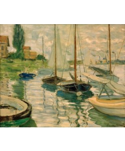 Claude Monet, Bateaux voiles sur la Seine