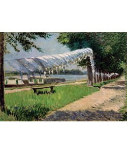 Gustave Caillebotte, Linge séchant au bord de la Seine, Petit Gennevilliers