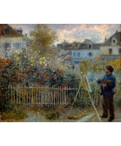 Pierre-Auguste Renoir, Monet peignant dans son jardin à Argenteuil