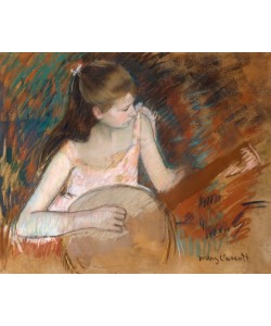 Mary Cassatt, Mädchen mit Banjo