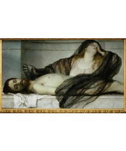 Arnold Böcklin, Trauer der Maria Magdalena an der Leiche Christi