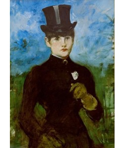 Edouard Manet, Amazone, fond bleu